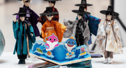 BTS dolls show up in Blue House photographs today
