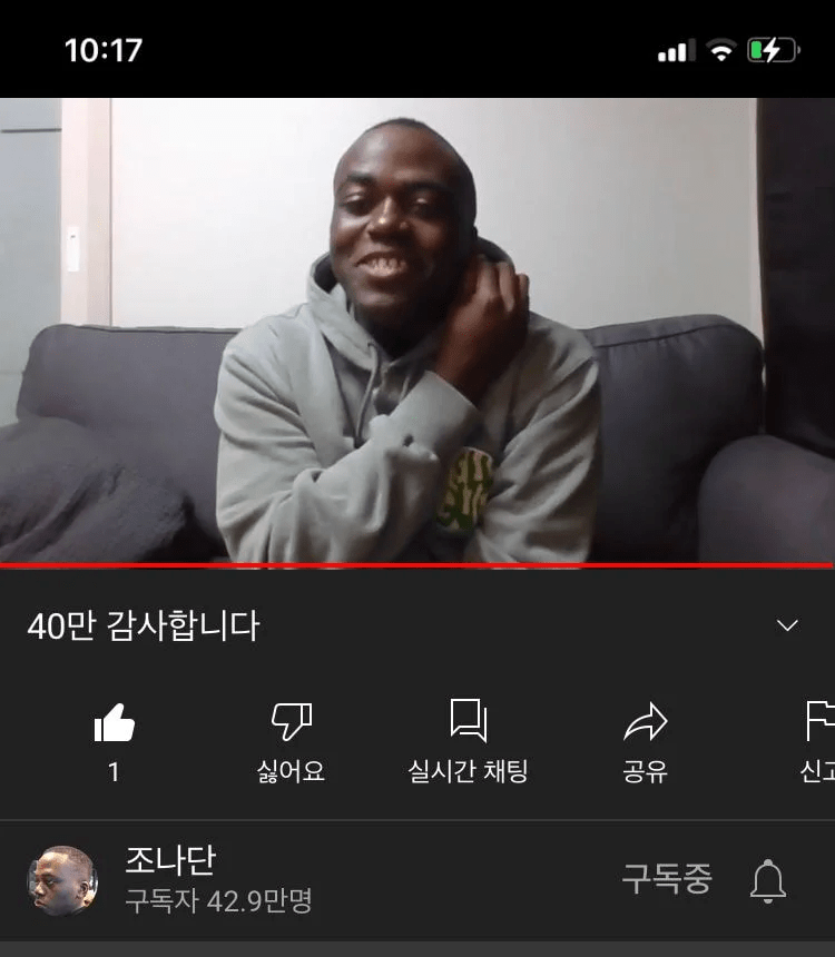 Jonathan is doing a live right now! he chose to become naturalized as a Korean