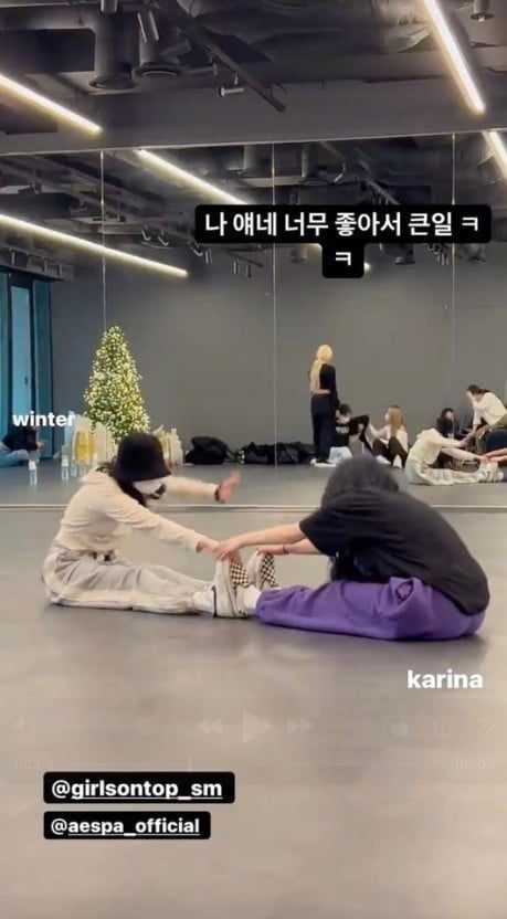 Legend female k-pop idol who is taking take care of her hoobaes