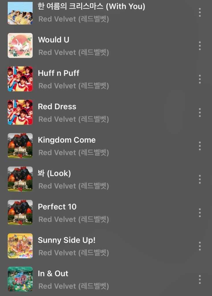 Red Velvet&#8217;s b side songs are simply amazing
