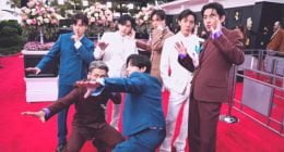 BTS and their red carpet stage at the Grammy Awards