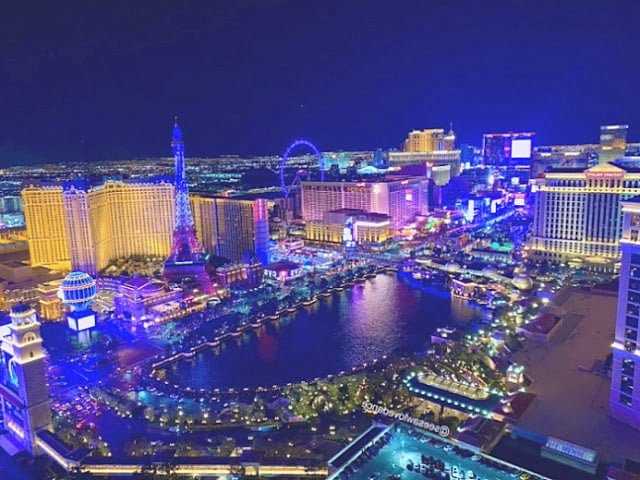 Las Vegas turned up in purple to mark BTS concert