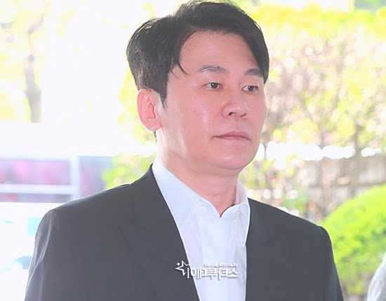 Yang Hyun Suk is in court on charges of threatening to kill against a trainee