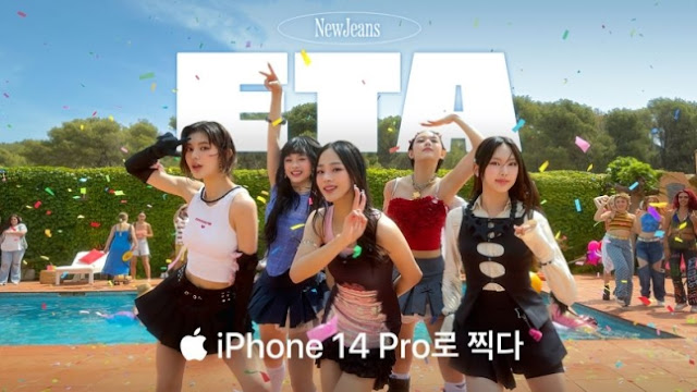 New Jeans announced the iPhone 14 Pro in their new music video