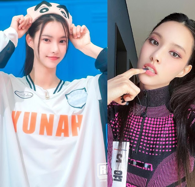 Hybe trainee Yunah looks like Karina?