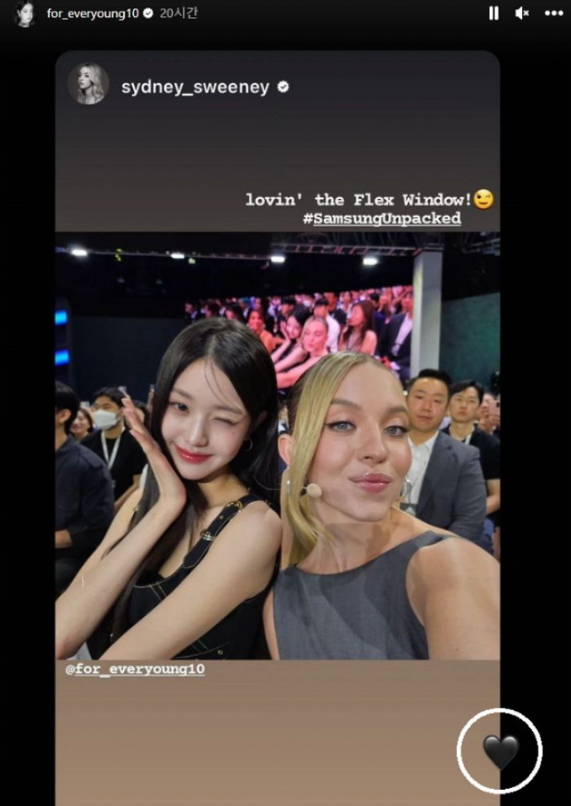 Jang Wonyoung called out for reposting Samsung event photos with her iPhone