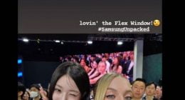 Jang Wonyoung called out for reposting Samsung event photos with her iPhone